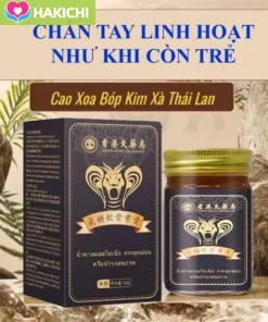 Cao Rắn Kim Xà Giảm Đau Nhức, Tê Bì Tay Chân- Massage Lưu Thông Máu, Giảm Nhức Mỏi Cổ Vai Gáy