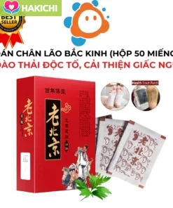 [Hộp 50 Miếng] Dán ngãi cứu thải độc chân Ông Lão Bắc Kinh giúp ngủ ngon, đẹp da... - Ảnh 4