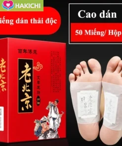 [Hộp 50 Miếng] Dán ngãi cứu thải độc chân Ông Lão Bắc Kinh giúp ngủ ngon, đẹp da...