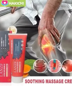 Gel Massage LANZF 100g Gel Đỏ Soothing Giúp Giảm Đau Nhức Cơ Xương Khớp, Thư Giãn 100gr - Ảnh 2