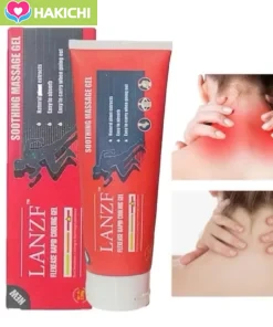 Gel Massage LANZF 100g Gel Đỏ Soothing Giúp Giảm Đau Nhức Cơ Xương Khớp, Thư Giãn 100gr