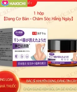 【Kem bôi hạch bạch huyết 】 Giúp giảm sưng hạch bạch huyết ở cổ, tiêu phù nề, hỗ trợ tan hạch vùng nách, nách và cổ, thông kinh lạc, hỗ trợ làm mềm và tiêu các khối hạch. - Ảnh 5