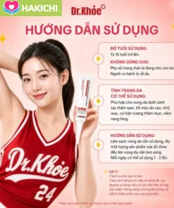 Dr. Khỏe Nhôm Zirconi Hydroxit Tetraclorua Kem Khử Mùi Vùng Nách –j Da Sáng Mịn, Sạch Mùi, Hương Thơm Suốt 24h - Ảnh 3