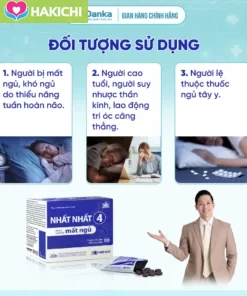 Viên hỗ trợ Cho Người Mất Ngủ - Nhất Nhất 4 - Hỗ trợ Bổ huyết, hoạt huyết, dưỡng tâm, an thần - Ảnh 2
