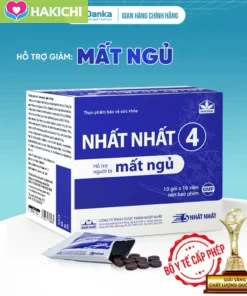 Viên hỗ trợ Cho Người Mất Ngủ - Nhất Nhất 4 - Hỗ trợ Bổ huyết, hoạt huyết, dưỡng tâm, an thần