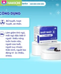 Viên hỗ trợ Cho Người Mất Ngủ - Nhất Nhất 4 - Hỗ trợ Bổ huyết, hoạt huyết, dưỡng tâm, an thần - Ảnh 7