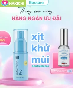 [CHÍNH HÃNG] Xịt Khử Mùi Hôi Nách, Hôi Chân, Mùi Cơ Thể BEUFRESH PRO Không Mùi, Giảm Mồ Hôi, Không Ố Vàng Áo 30ML
